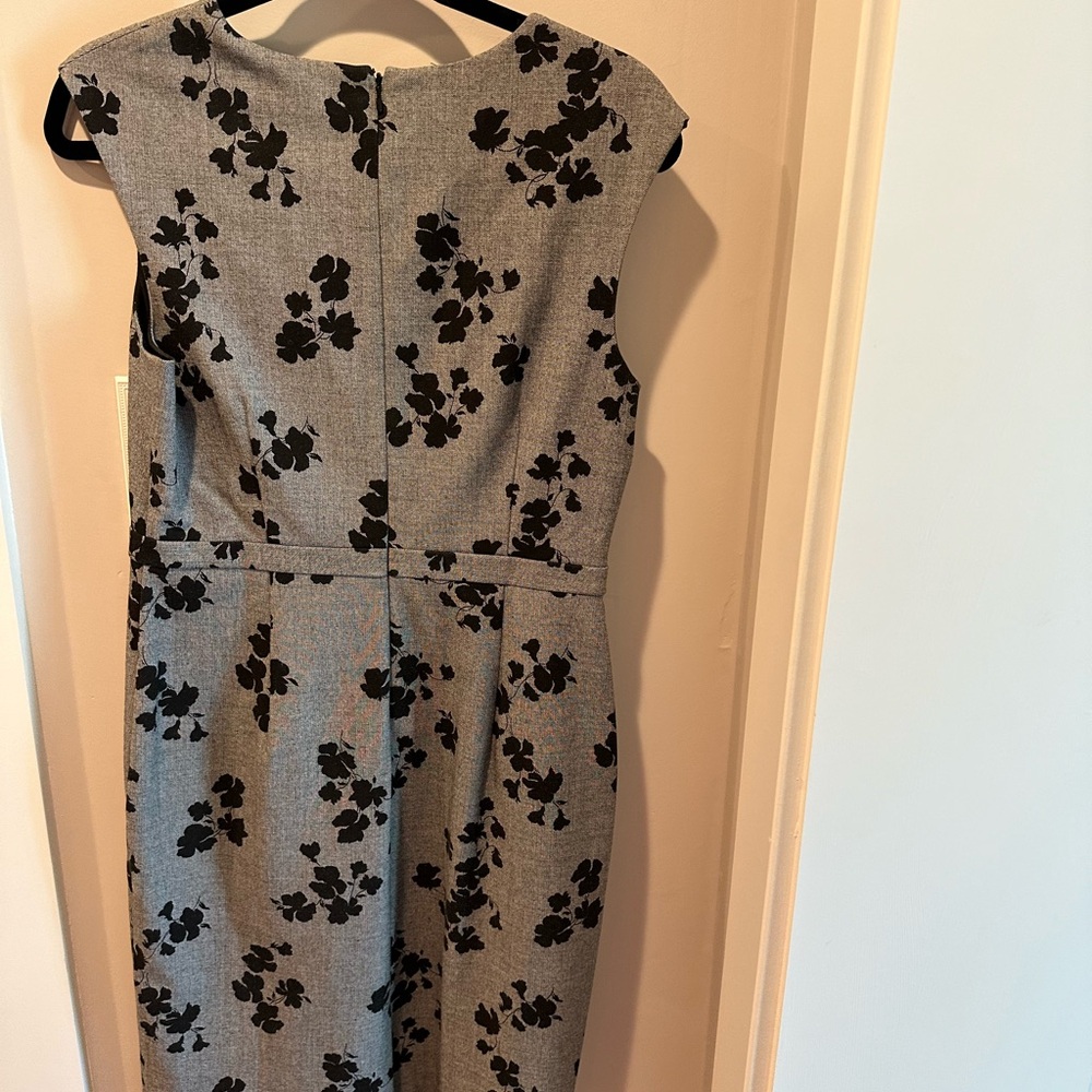 Grey and Black Ann Taylor shift dress